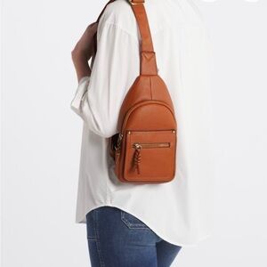 Urban Expressions Tan Crossbody Bag